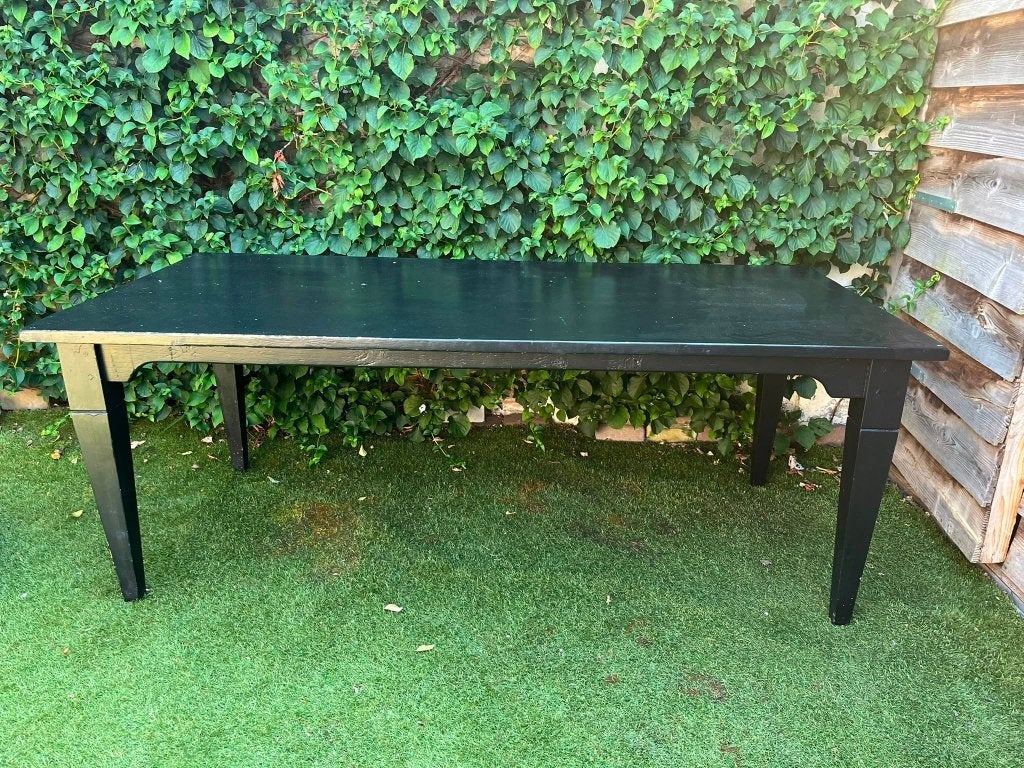 Houten tafel, Ophalen, Gebruikt, 200 cm of meer, 50 tot 100 cm