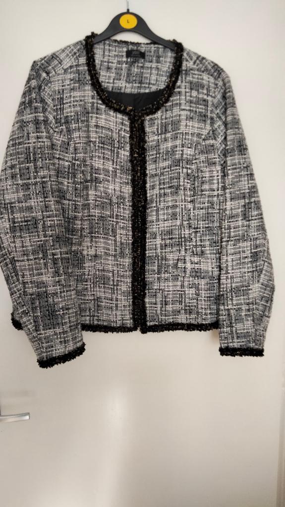 ZGAN blazer Yest 46 zwartwit, Kleding | Dames, Overige kleuren, Maat 46/48 (XL) of groter, Ophalen of Verzenden, Zo goed als nieuw