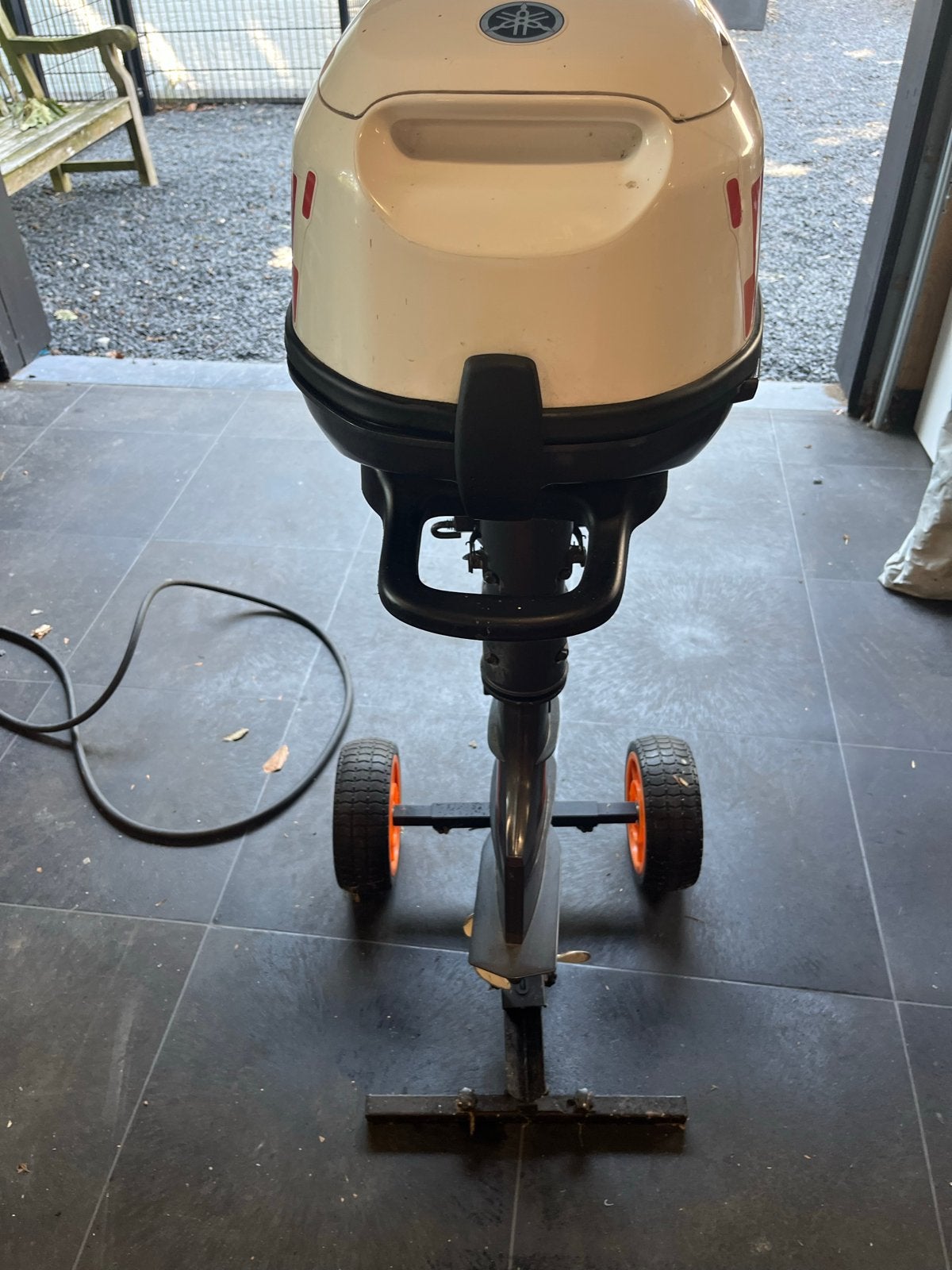 Trolley voor buitenboordmotor, Ophalen, Gebruikt, Motor en Techniek