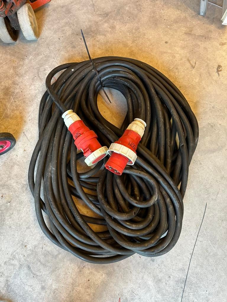 Krachtstroom kabel 5G10mm 63A, Ophalen of Verzenden, Zo goed als nieuw, Apparatuur