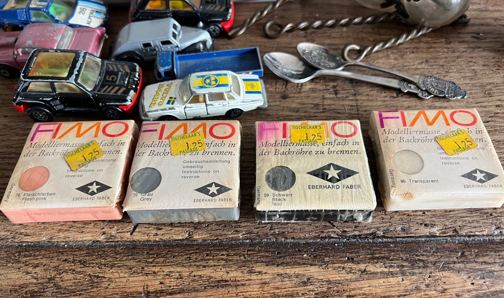 4x pakjes vintage FIMO klei, Ophalen of Verzenden