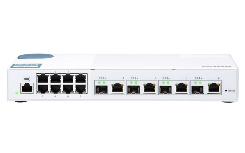 QNAP QSW 408-4C 10GbE netwerk switch, Ophalen of Verzenden, Gebruikt