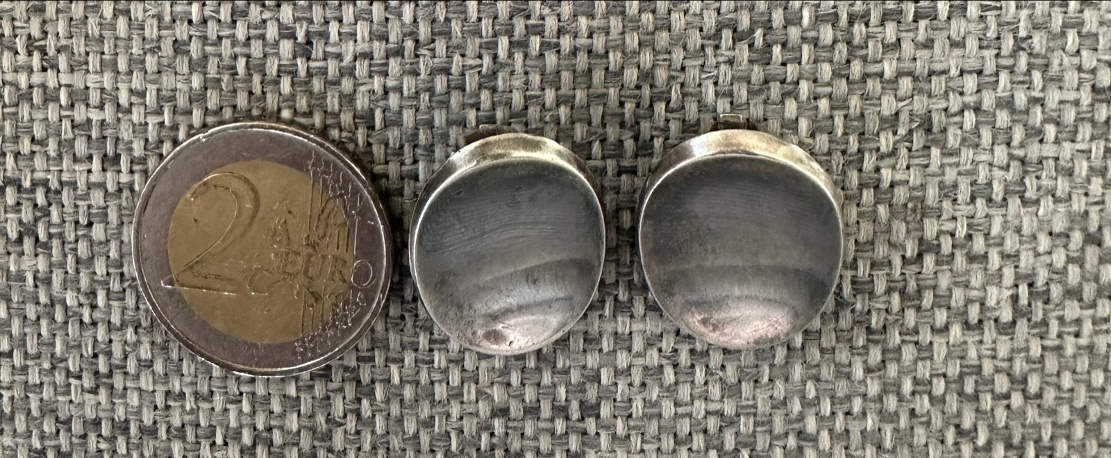 Vintage Deense Zilveren Oorbellen – Just Andersen, Sieraden, Tassen en Uiterlijk, Ophalen, Gebruikt, Zilver, Knopjes of Stekers