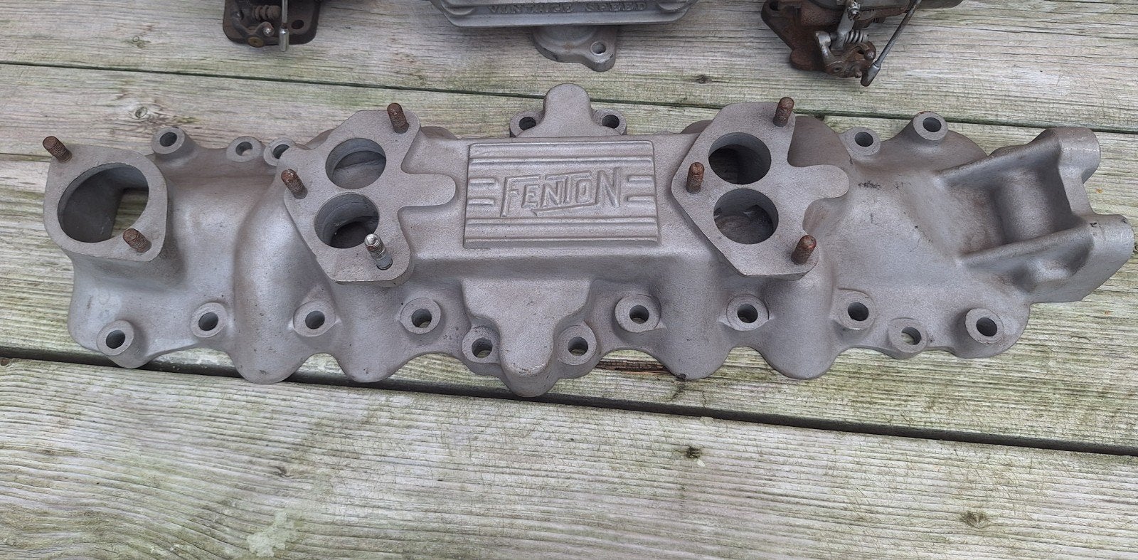 Ford Flathead V8 Fenton dual intake, Ophalen of Verzenden, Gebruikt, Amerikaanse onderdelen