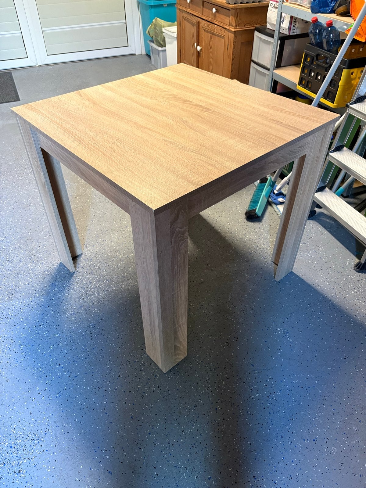 Houten eettafel / keukentafel  GRATIS, Huis en Inrichting, Ophalen, Vierkant, Tot twee personen, 50 tot 100 cm