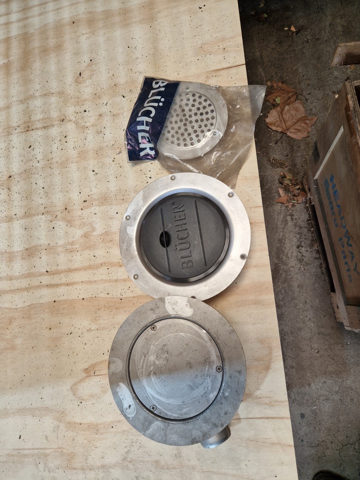 Afvoerput rvs, Ophalen of Verzenden, Nieuw, Rvs, Douche