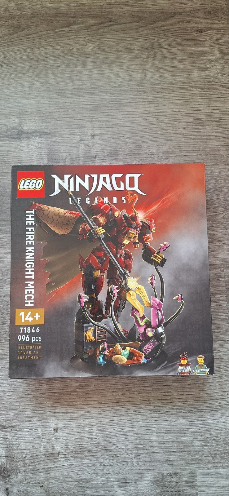 Lego Ninjago the fire knight mech, Ophalen of Verzenden, Zo goed als nieuw