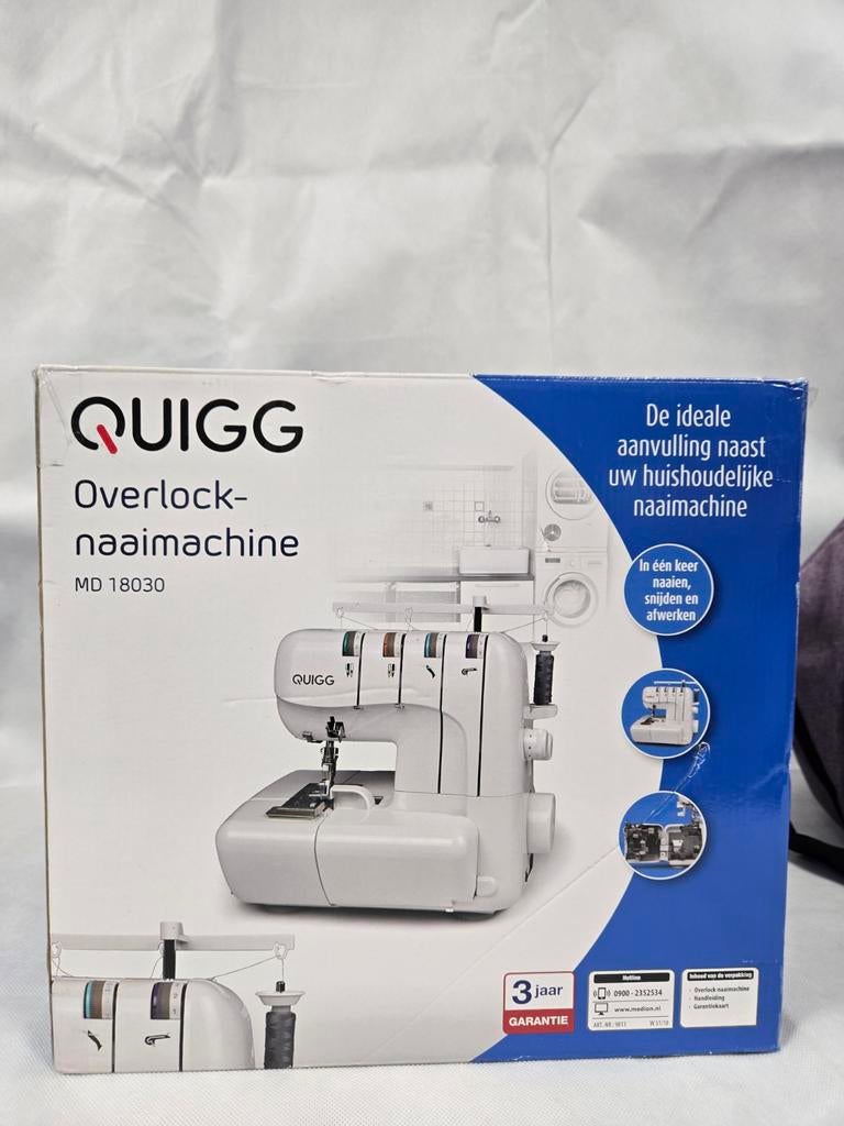 Overlock Naaimachine + GRATIS opbergtas, Ophalen, Nieuw, Lockmachine, Overige merken