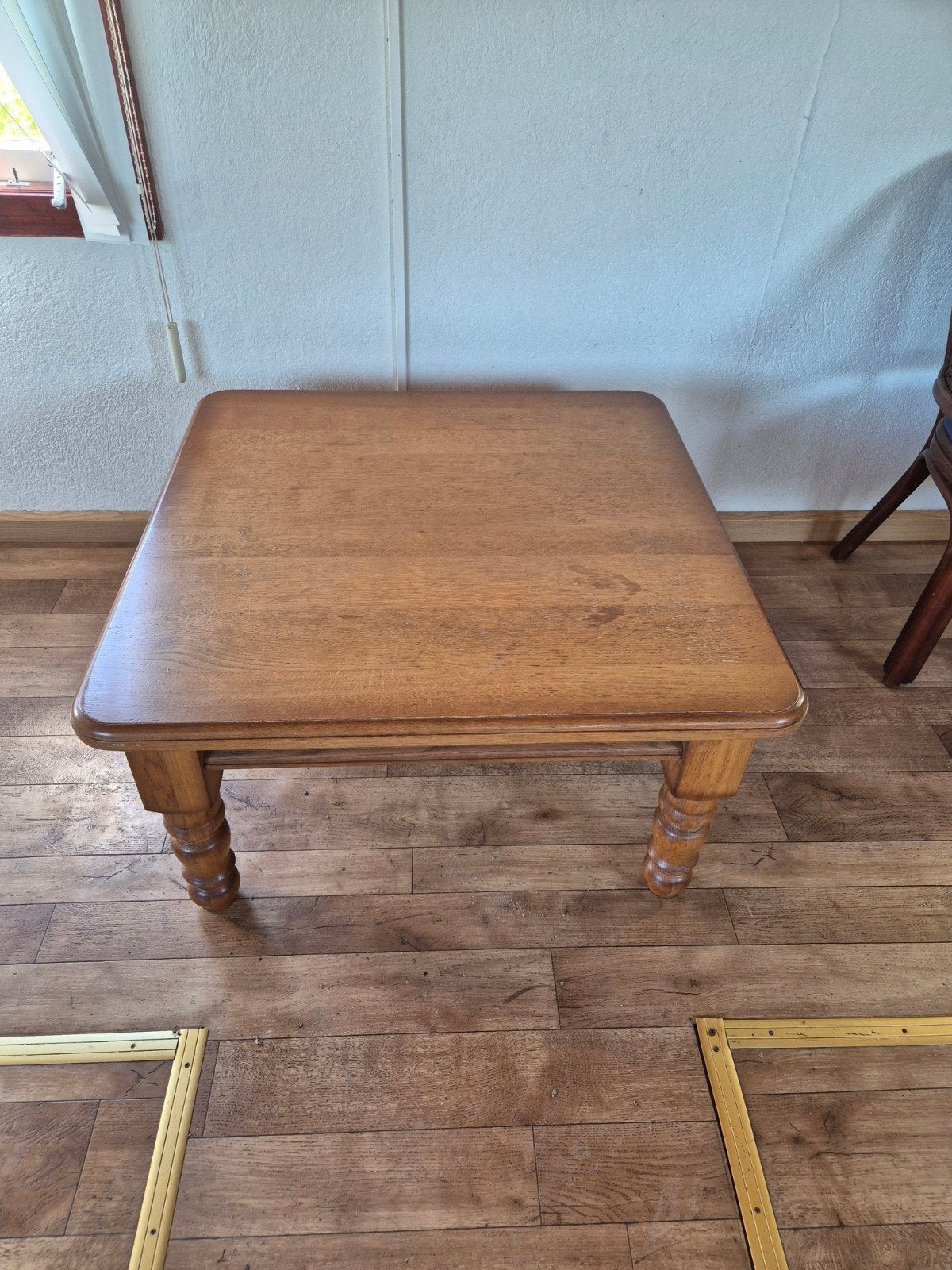 Gratis blank eiken salontafel  en tv kast, Gebruikt, Klassiek, Vierkant, 75 cm of meer