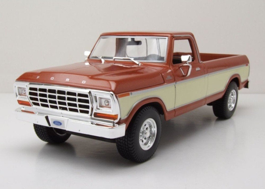 1:18 Ford F150 Pick Up Bruin/Crème Maisto, Hobby en Vrije tijd, Ophalen of Verzenden, Nieuw, Auto, Maisto