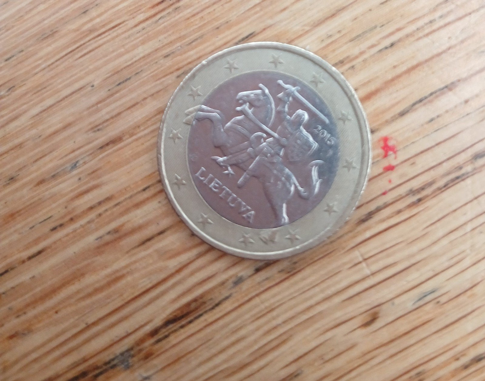 Zeldzame Litouwse 1 euro munt 2015, Ophalen of Verzenden, Overige landen, 1 euro, Losse munt