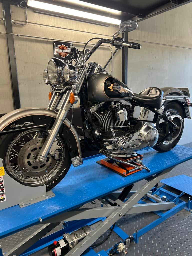 Spatborden en tank Harley-Davidson Softail Evo 1996, Motoren, Ophalen, Gebruikt