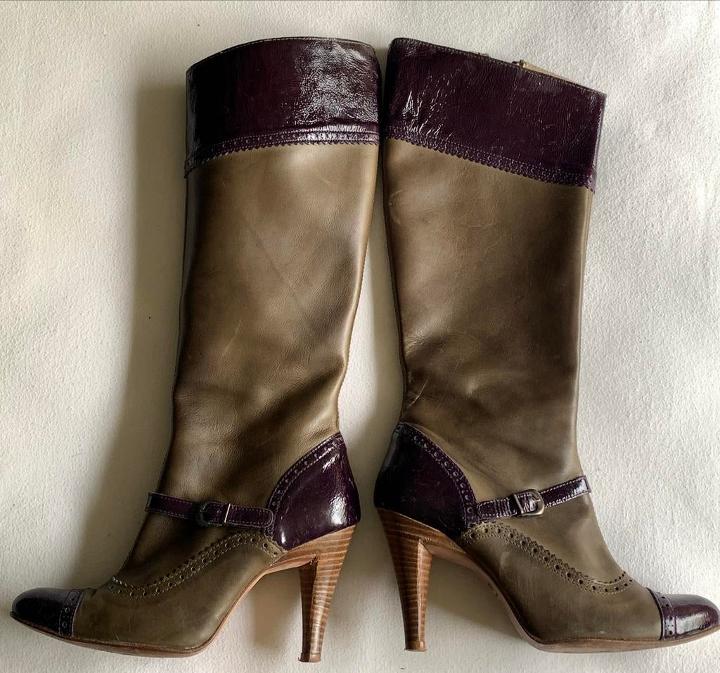 Vintage Diesel StyleLab archive Boots Y2K Maat 38, Kleding | Dames, Hoge laarzen, Diesel Style Lab, Ophalen of Verzenden, Gedragen
