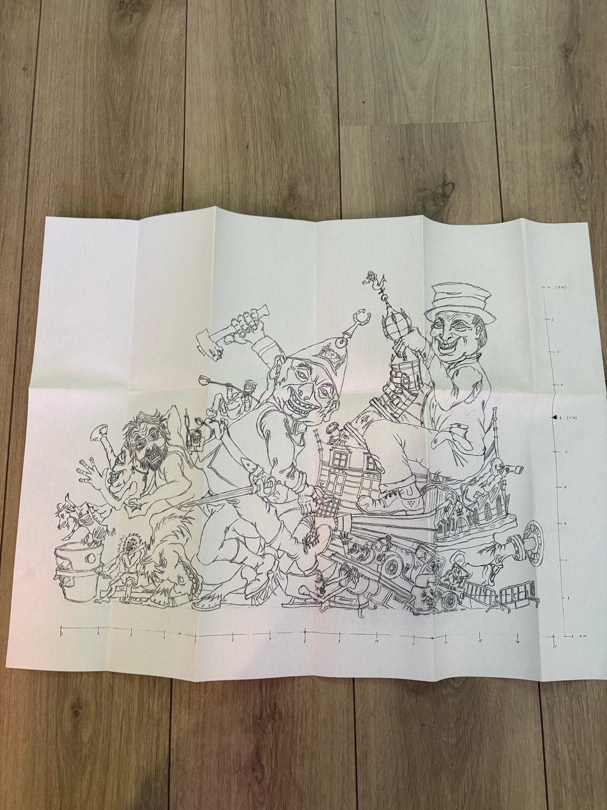 Vastenavend Wagen ontwerp watertoren, Ophalen of Verzenden
