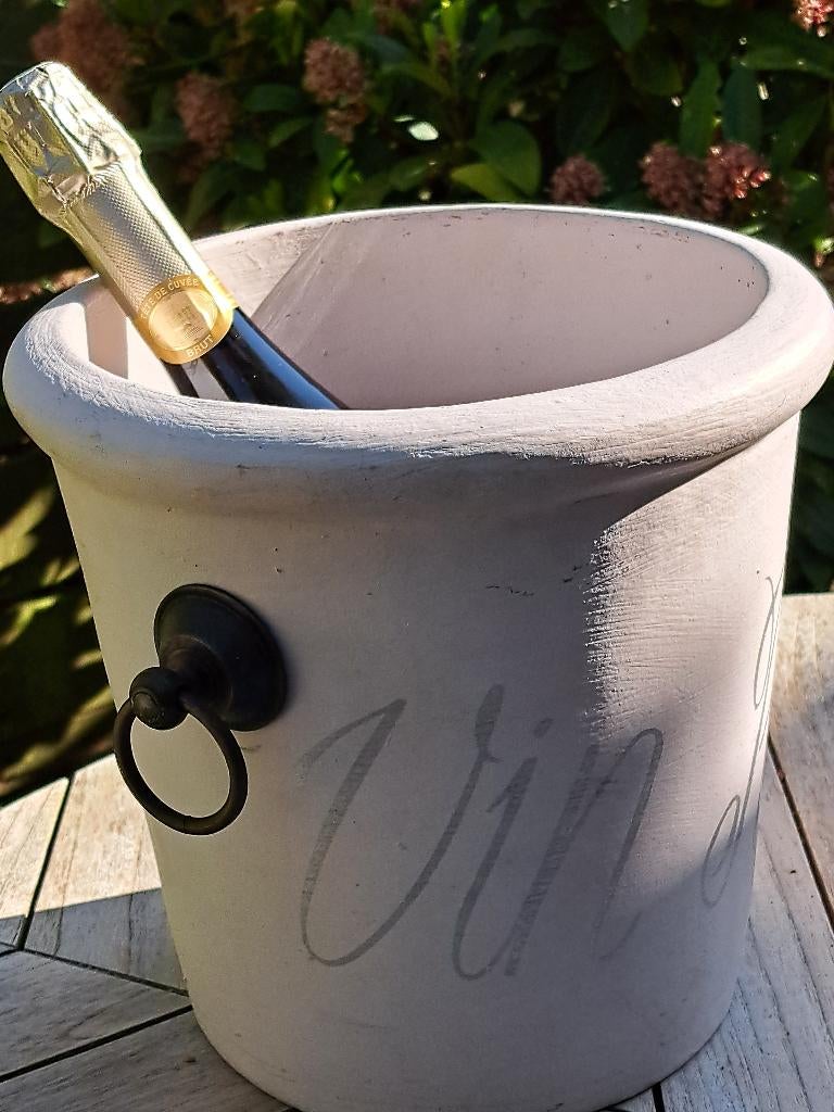 Riviera Maison Rose wijn/champagne koeler, Ophalen, Gebruikt, Overige typen, Overige stijlen