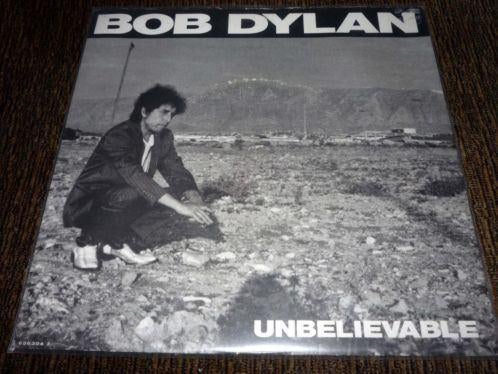 vinyl single - Bob Dylan Unbelievable - UK Vinyl -, Ophalen of Verzenden, Gebruikt, Pop