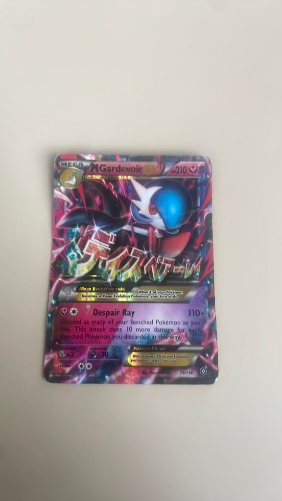 Pokemon kaart M Gardevoir EX, Ophalen of Verzenden, Zo goed als nieuw