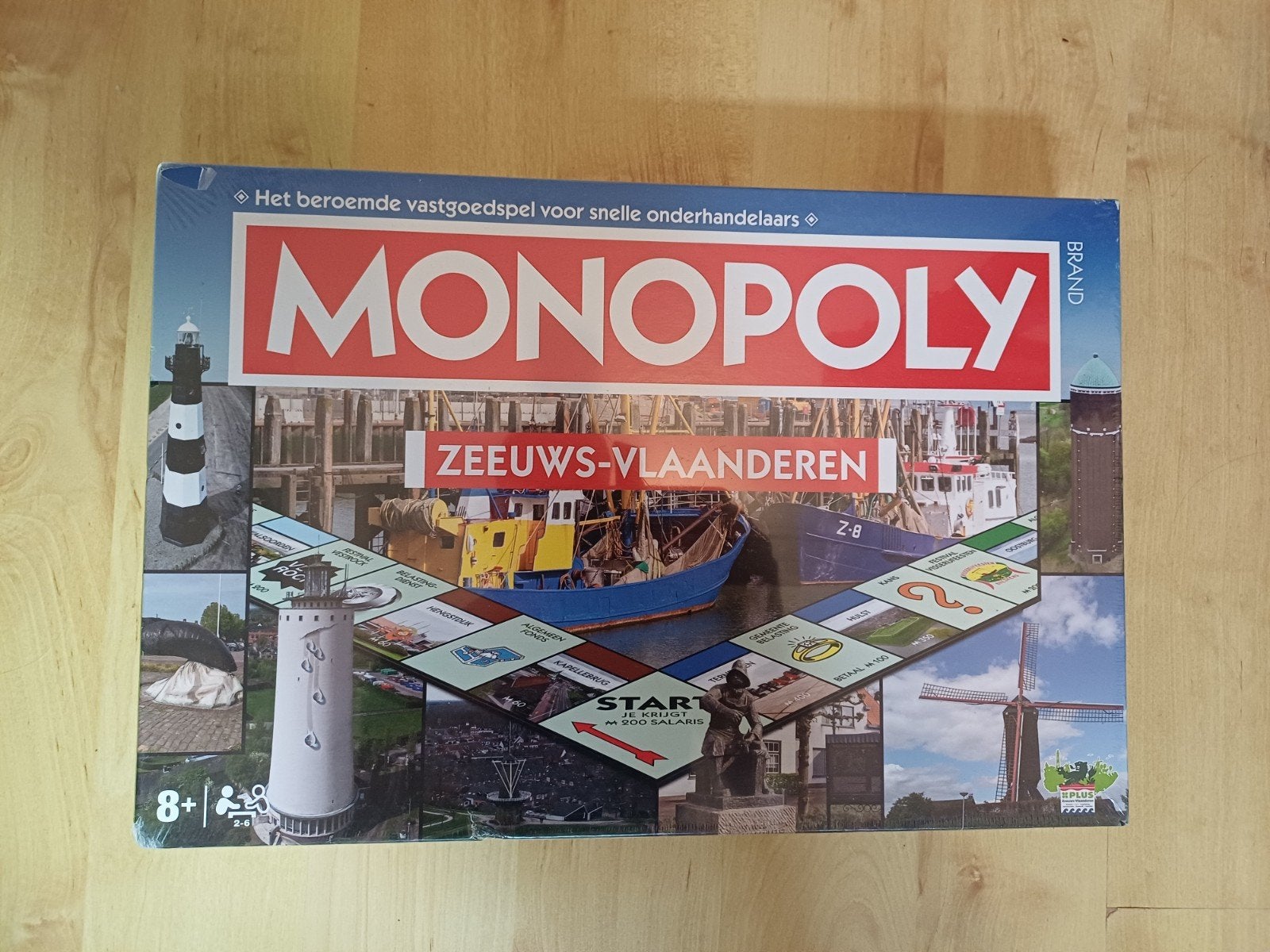 Monopoly Zeeuws-Vlaanderen Nieuw - Het beroemde vastgoedspel, Drie of vier spelers, Ophalen of Verzenden, Nieuw, Brand