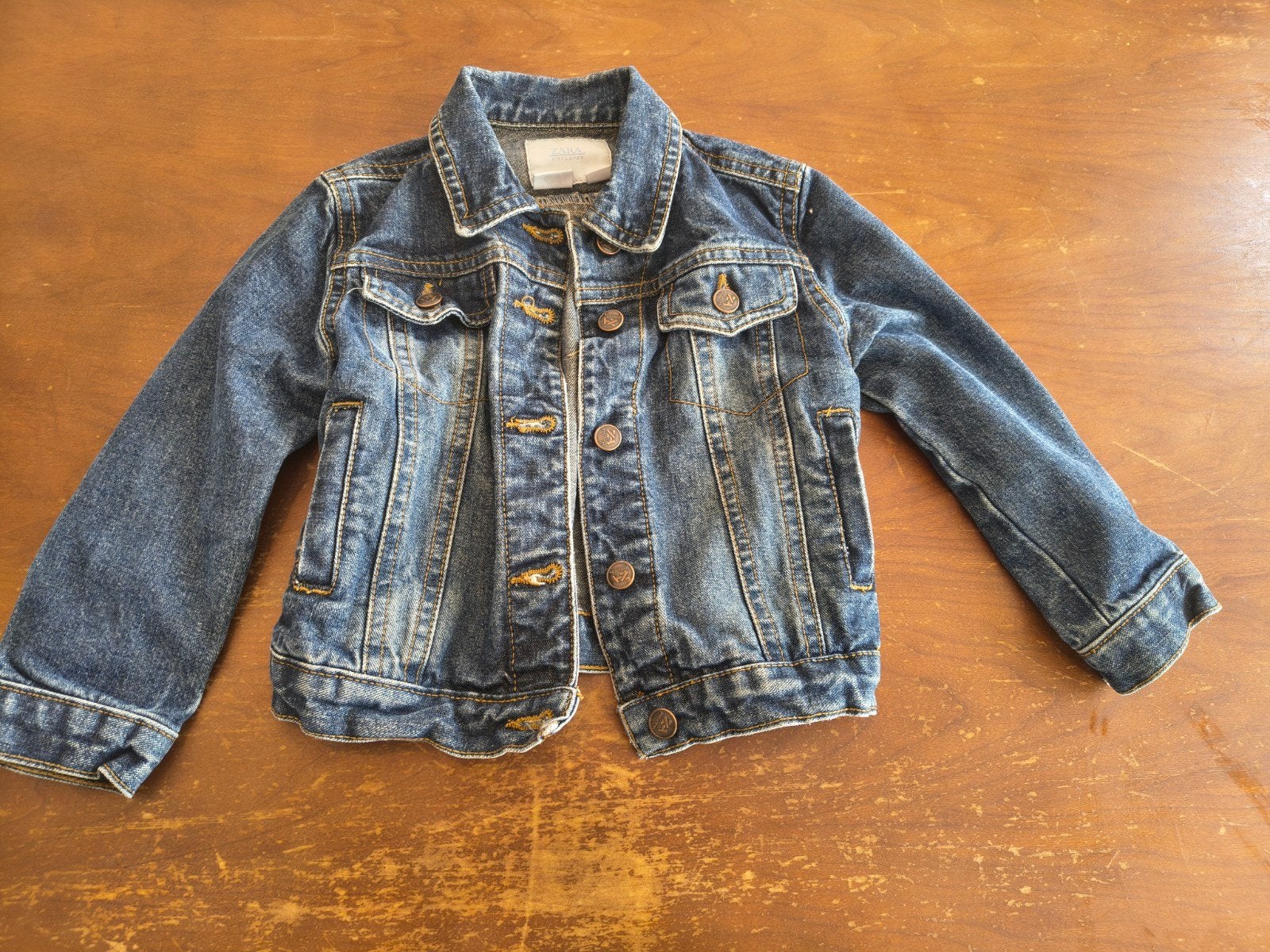 Stoere spijkerjas maat 86, Gebruikt, Jongetje of Meisje, Ophalen of Verzenden, Zara