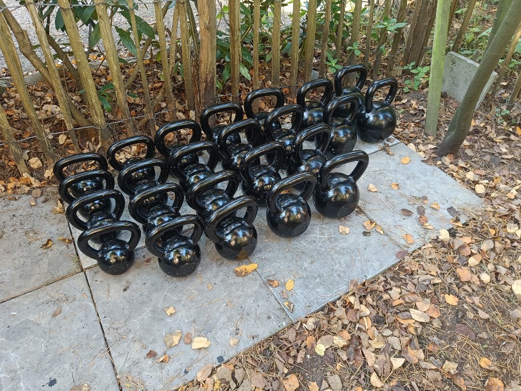 Gietijzeren Kroon Kettlebell 16KG, Sport en Fitness, Ophalen, Gebruikt, Benen, Kettlebell