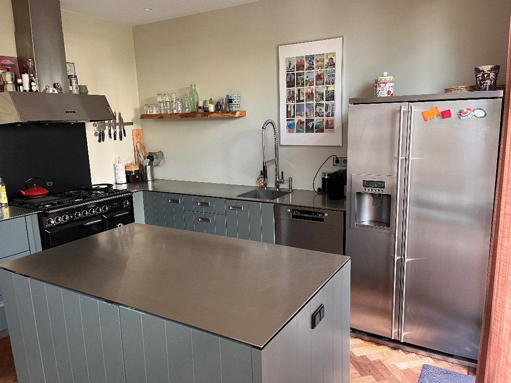Instapklare keuken met hoogwaardige apparatuur, Ophalen, Gebruikt, Overige kleuren, Staal of Rvs