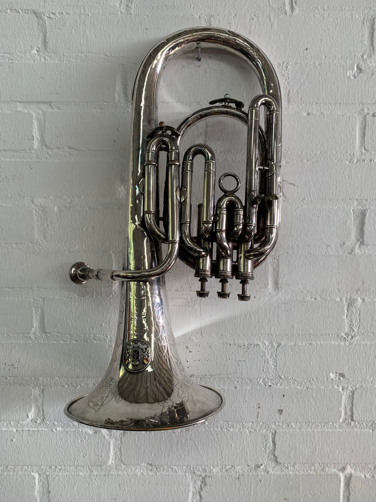 Tuba baritonhorn tenorhorn tuba C. Mahillon in Brussel, Ophalen of Verzenden, Zo goed als nieuw