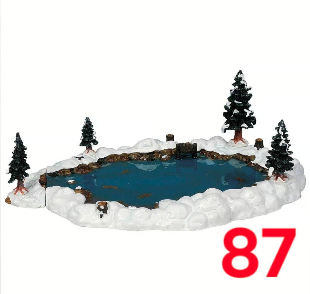 Lemax 94387 Mill pond. Set of 6. Jaar 1999., Ophalen of Verzenden