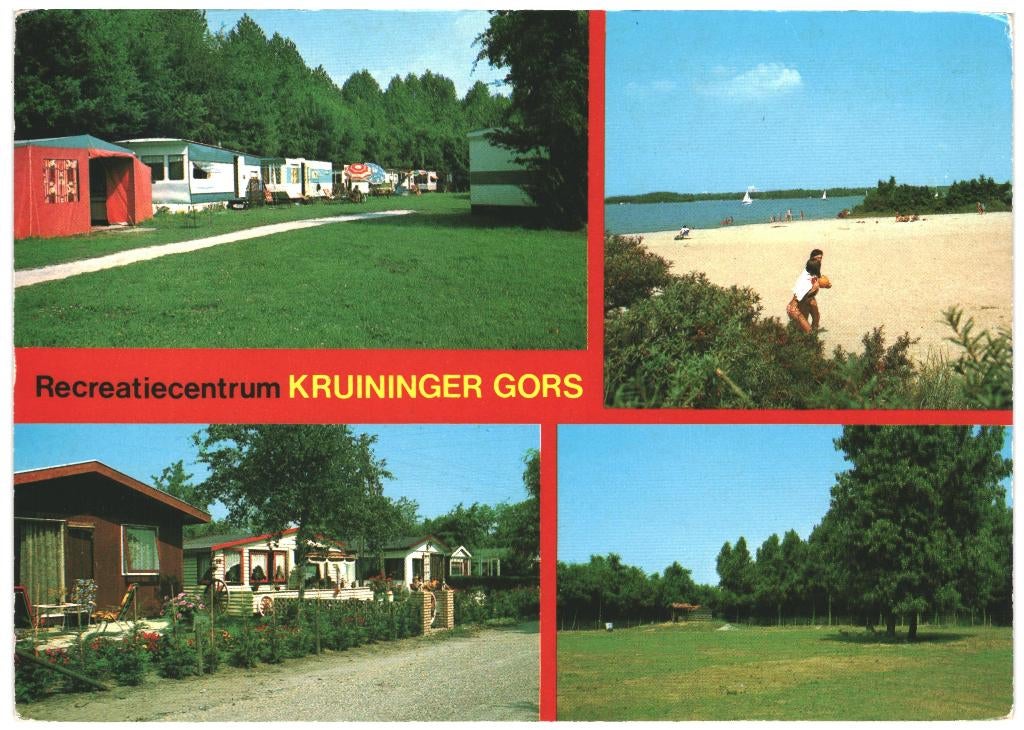 966796 Oostvoorne 80+ ZH Kruininger Gors Gelopen met zegel, Verzamelen, Ansichtkaarten | Nederland, Gelopen, Zuid-Holland, 1980 tot heden