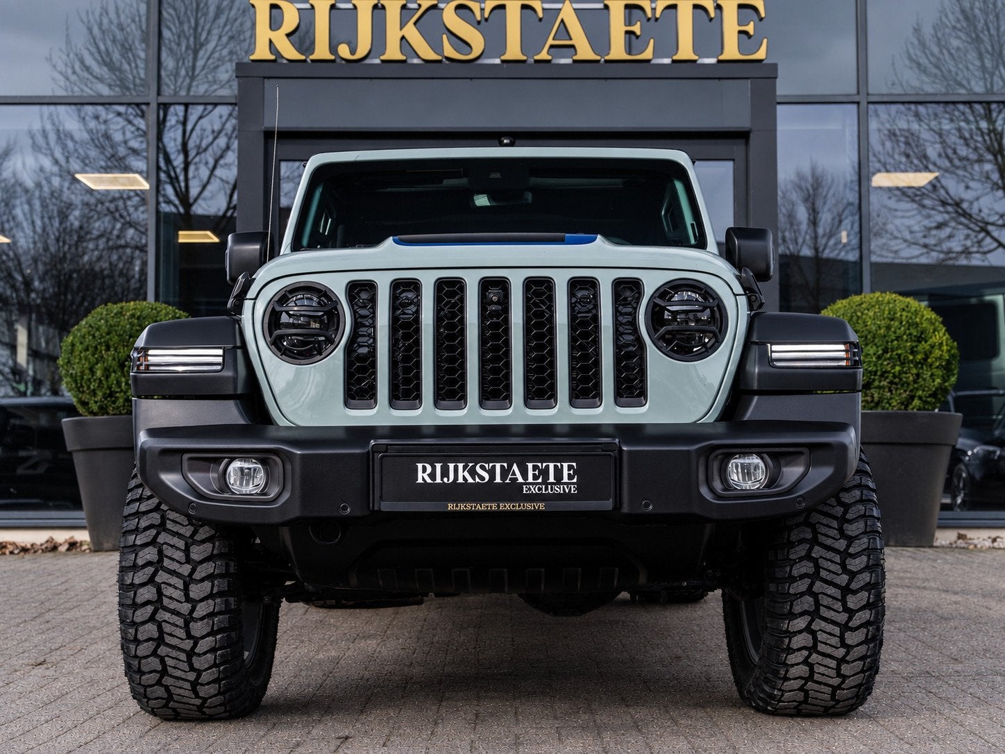 Jeep Wrangler Unlimited 4xe 380 Rubicon|20''|ACC|360°|CABRI, Automaat, Dealer onderhouden, 4 cilinders, Blauw