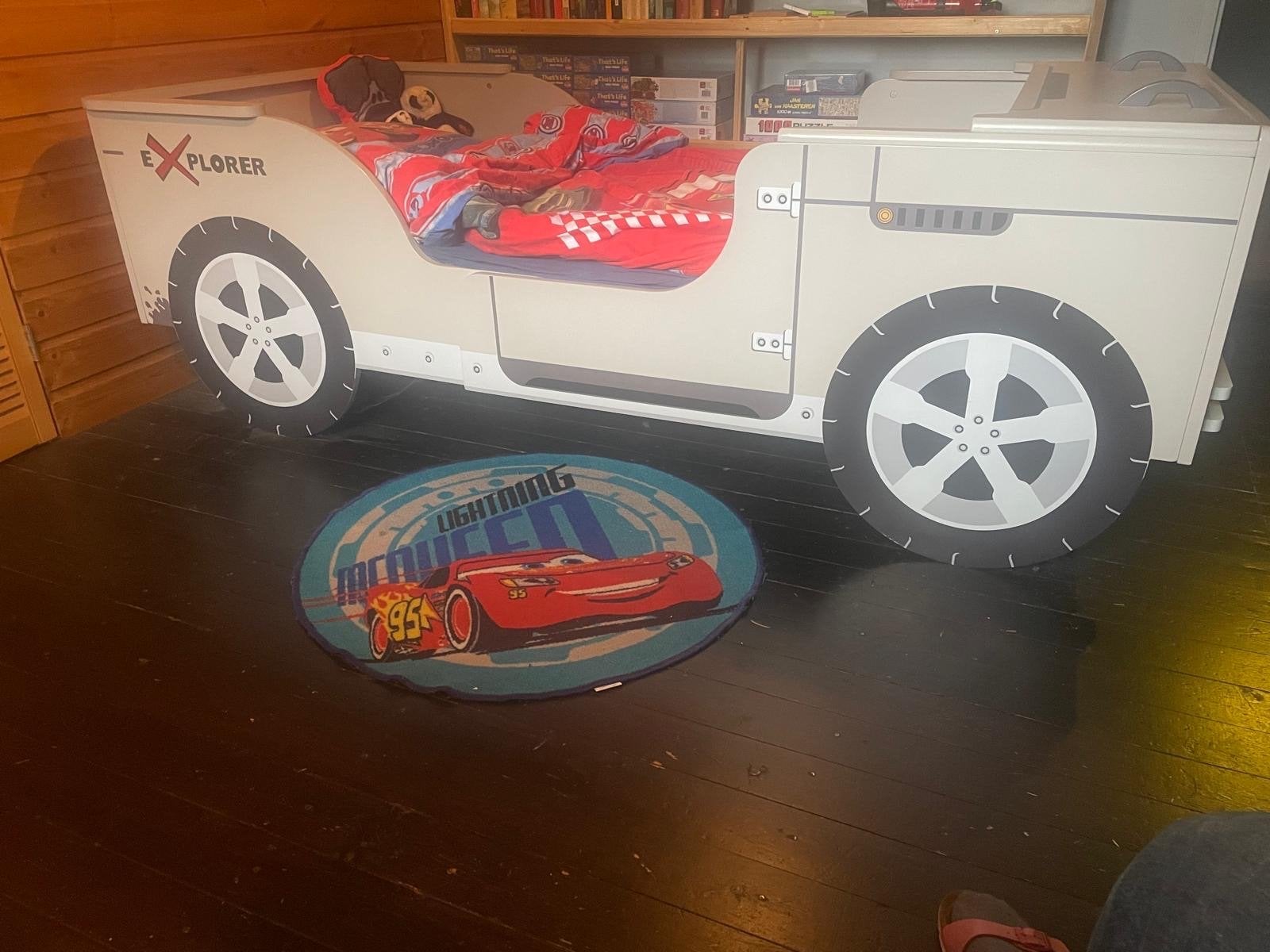 Kinderbed 'Explorer' - Stoer en Avontuurlijk, Ophalen, Gebruikt, 70 tot 85 cm, Matras