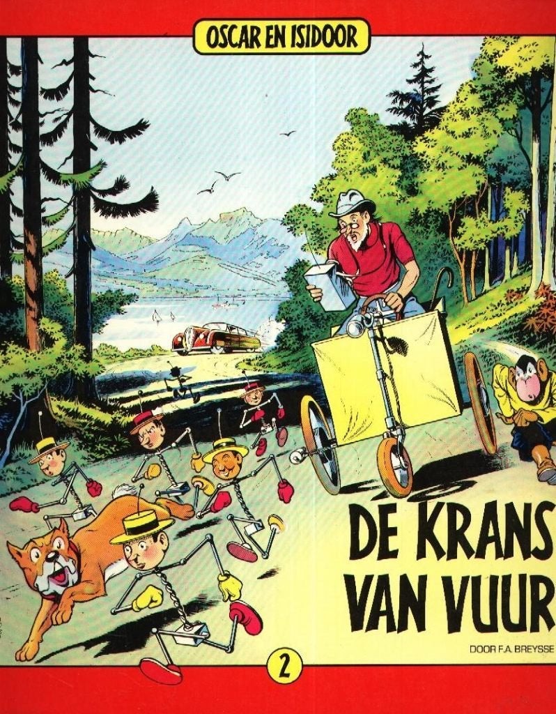 Oscar en Isidoor dl 2 - De Krans van Vuur - F.A. Breysse, Gelezen, Verzenden, Eén stripboek, F.A. Breysse