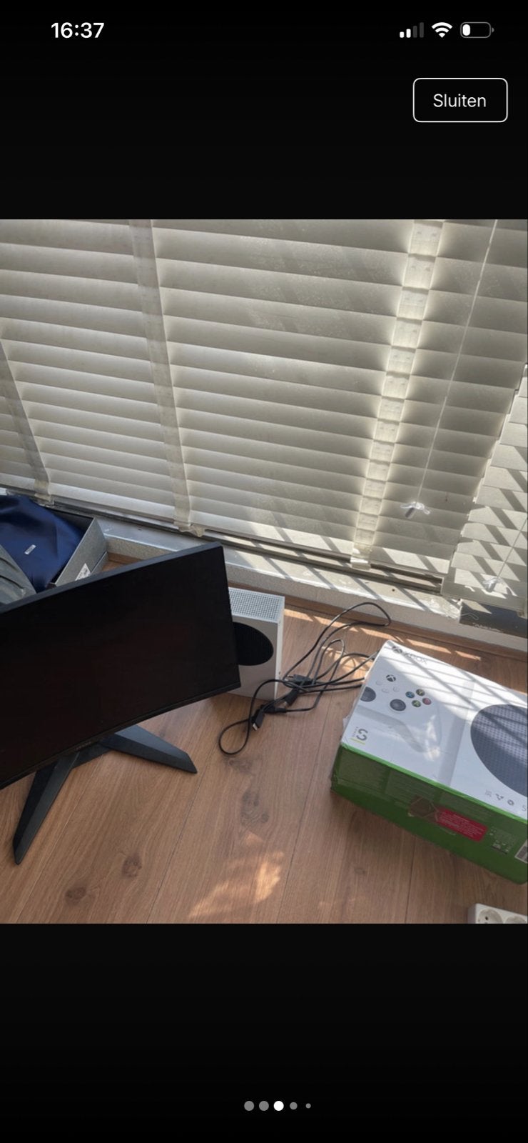 Xbox Series S met MSI Optix G27C4 monitor, Ophalen of Verzenden, Zo goed als nieuw, Xbox Series S