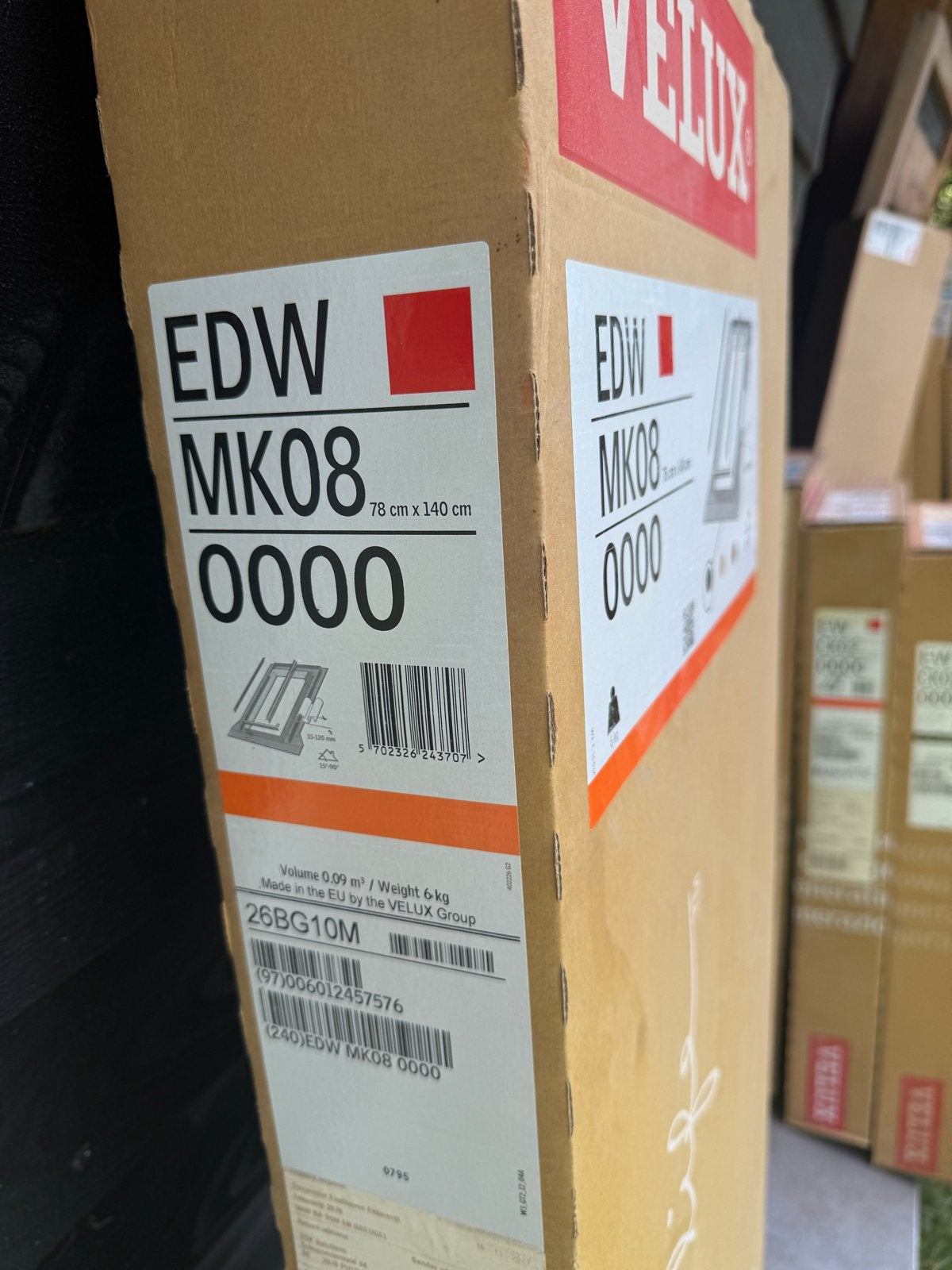 VELUX EDW MK08 0000 – NIEUW | €160 per stuk, Ophalen, Minder dan 80 cm, 120 tot 160 cm, Nieuw
