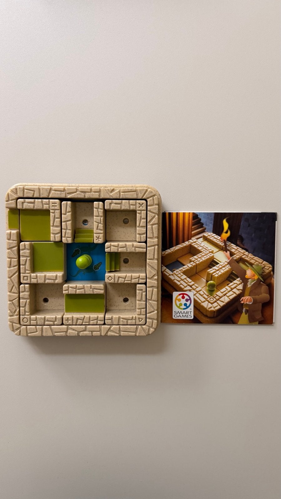 SmartGames Labyrinth Puzzelspel - Tempel Val, Een of twee spelers, Ophalen of Verzenden, Zo goed als nieuw, Reisspel