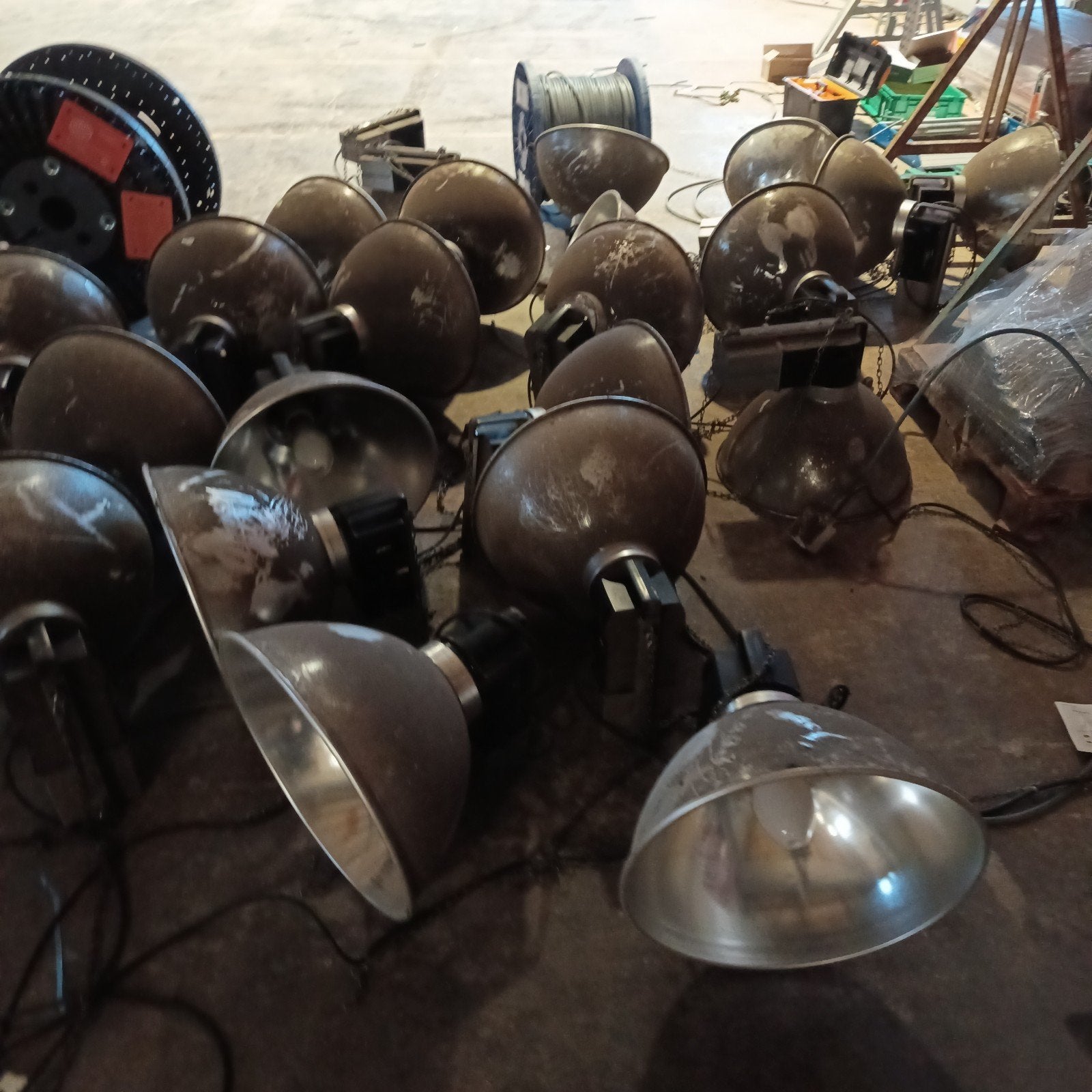 retro ind lamp, Ophalen, 200 tot 500 watt, Lamp