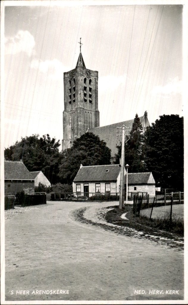 S Heer Arendskerke - Ned. Herv. Kerk - toren, Verzamelen, Ophalen of Verzenden, 1960 tot 1980, Gelopen, Zeeland