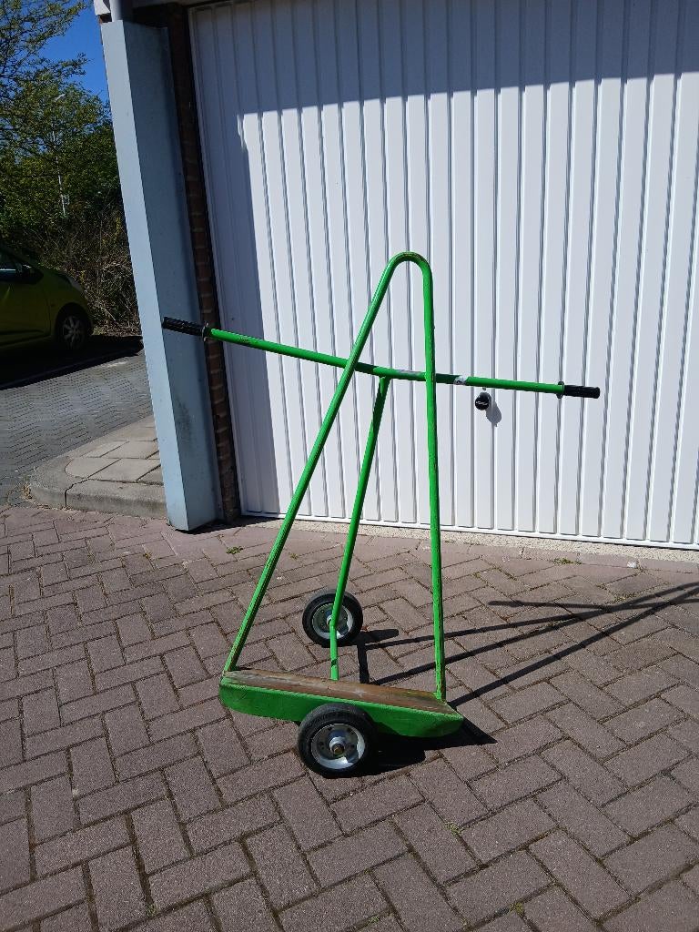 platenkar, 100 liter of meer, Ophalen, Gebruikt, Transportkar