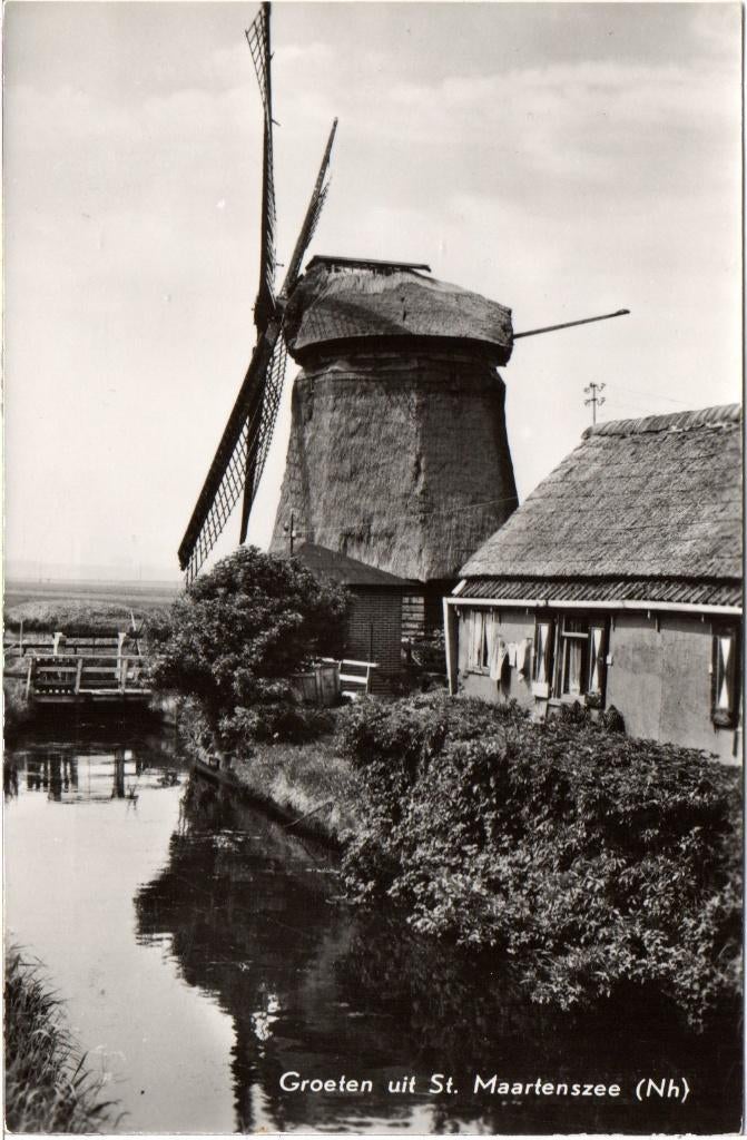 St. Maartenszee  Groeten uit, Verzamelen, Ansichtkaarten | Nederland, Ophalen of Verzenden, Gelopen, Noord-Holland