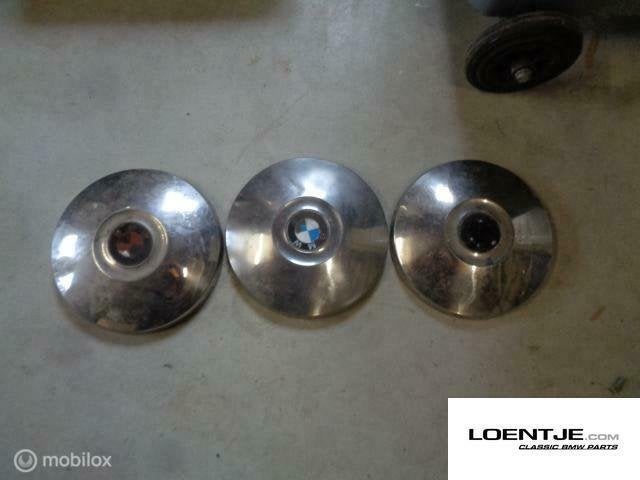 Wieldoppen BMW 02 chroom 2002 1600-2 1802 etc, Gebruikt, Ophalen of Verzenden