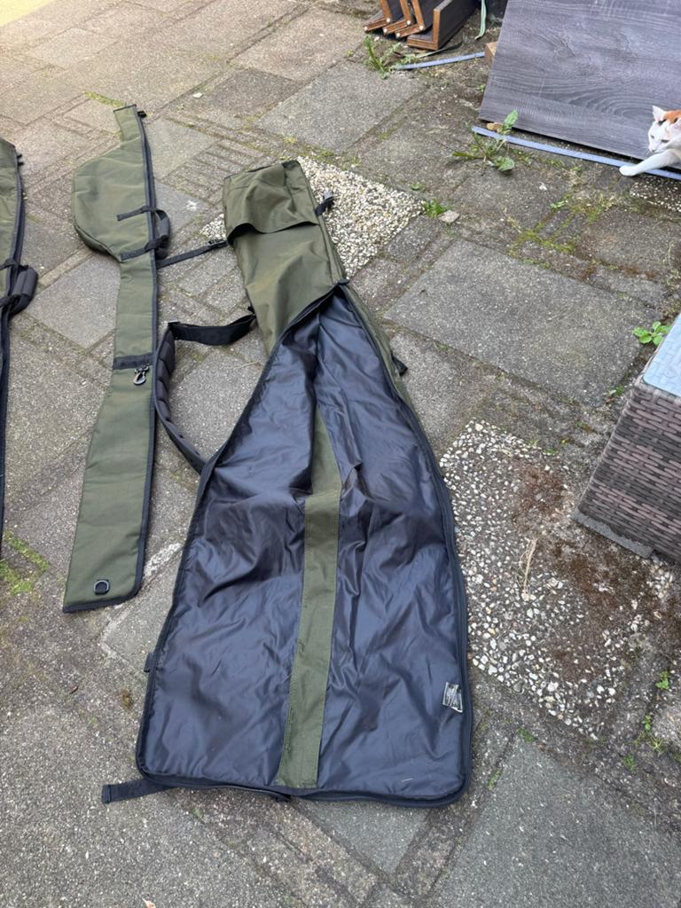 Hengeltassen en rodpod (gebruikt), Ophalen, Gebruikt, Koffer of Tas, Nvt