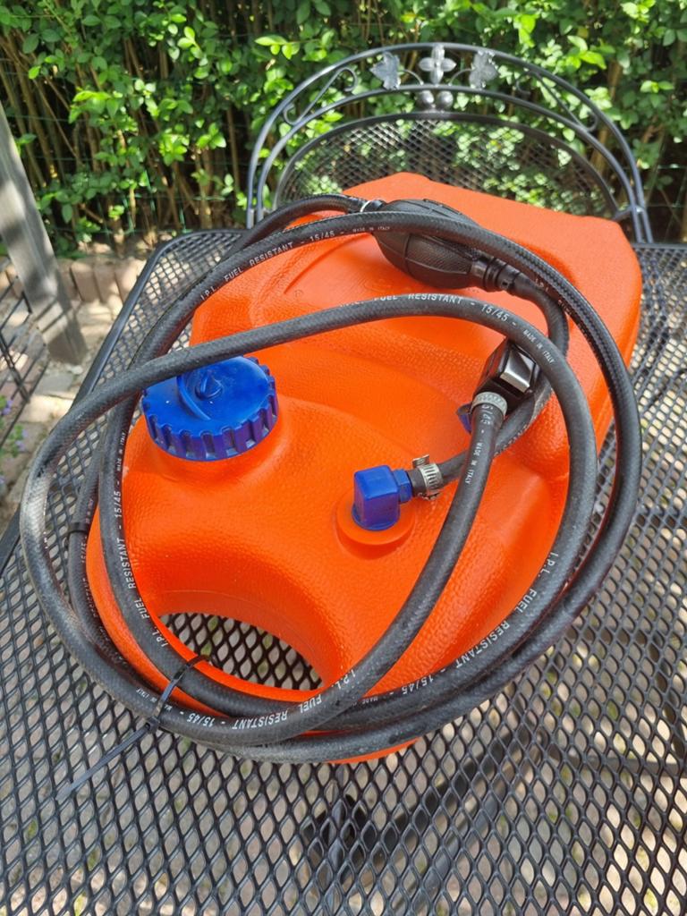 Tank compleet voor mercury(past ook op yamaha), Watersport en Boten, Ophalen of Verzenden, Zo goed als nieuw, Motor en Techniek
