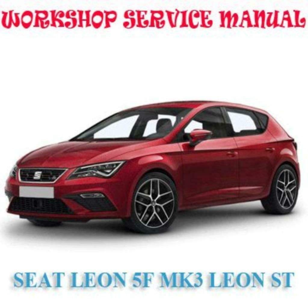 Seat Leon 5F MK3 Workshop manual op DVD in PDF formaat, Verzenden