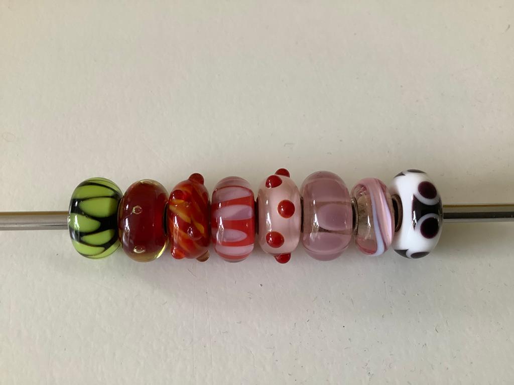 Trollbeads, allemaal oudjes, lang retired en nog ongemerkt., Sieraden, Tassen en Uiterlijk, Ophalen of Verzenden, Zo goed als nieuw