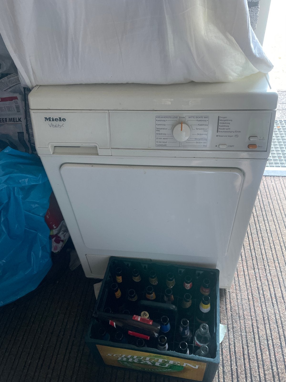 Miele Vitality C wasdroger - Goede staat, Ophalen, 6 tot 8 kg, Gebruikt, Voorlader