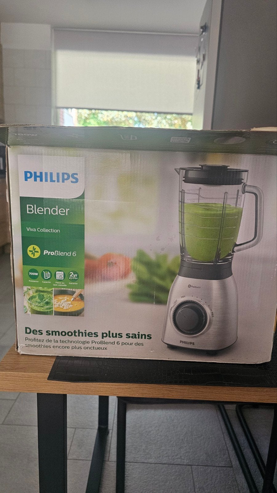 Philips Blender ProBlend 6 - Krachtige Keukenmachine, Witgoed en Apparatuur, Blenders, Ophalen of Verzenden