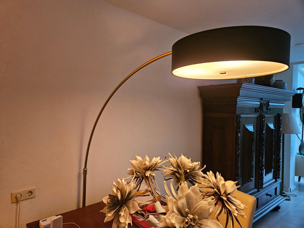 Estiluz design staande boog lamp, Ophalen, Zo goed als nieuw, 150 tot 200 cm