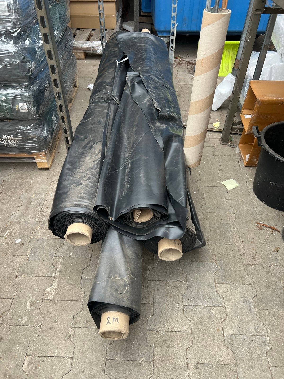 Zwart vijverfolie of worteldoek op rol, diverse afmetingen, Ophalen, Nieuw, 15 m² of meer, Folie