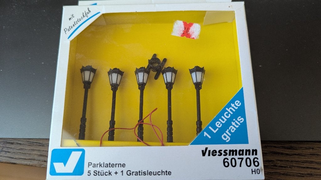 Parklantaarns Viessmann 60706, Overige merken, Gelijkstroom of Wisselstroom, Overige typen, Ophalen of Verzenden