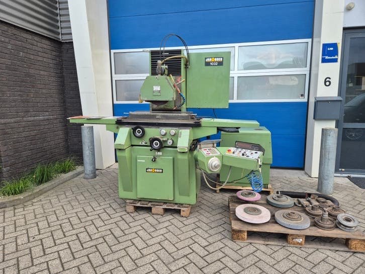 JAKOBSEN 1032 Vlakslijpmachine HEIDENHAIN Toebehoren Compl!, Doe-het-zelf en Verbouw, Gebruikt, Denemarken, Ophalen of Verzenden