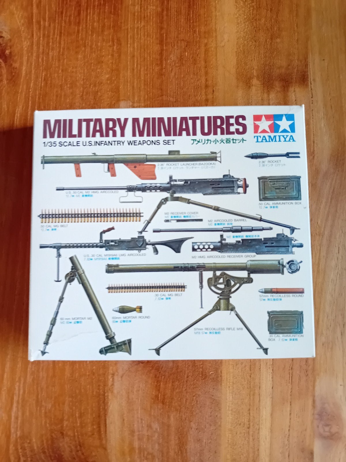 Tamiya Military Miniatures 1/35 US Infantry Weapons Set, Ophalen of Verzenden, Zo goed als nieuw, 1:32 tot 1:50